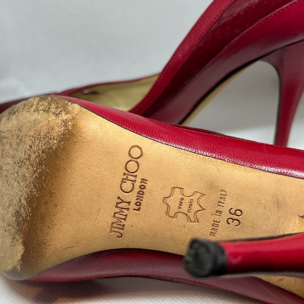 Red Jimmy Choo Sexy Red Pumps - image 5